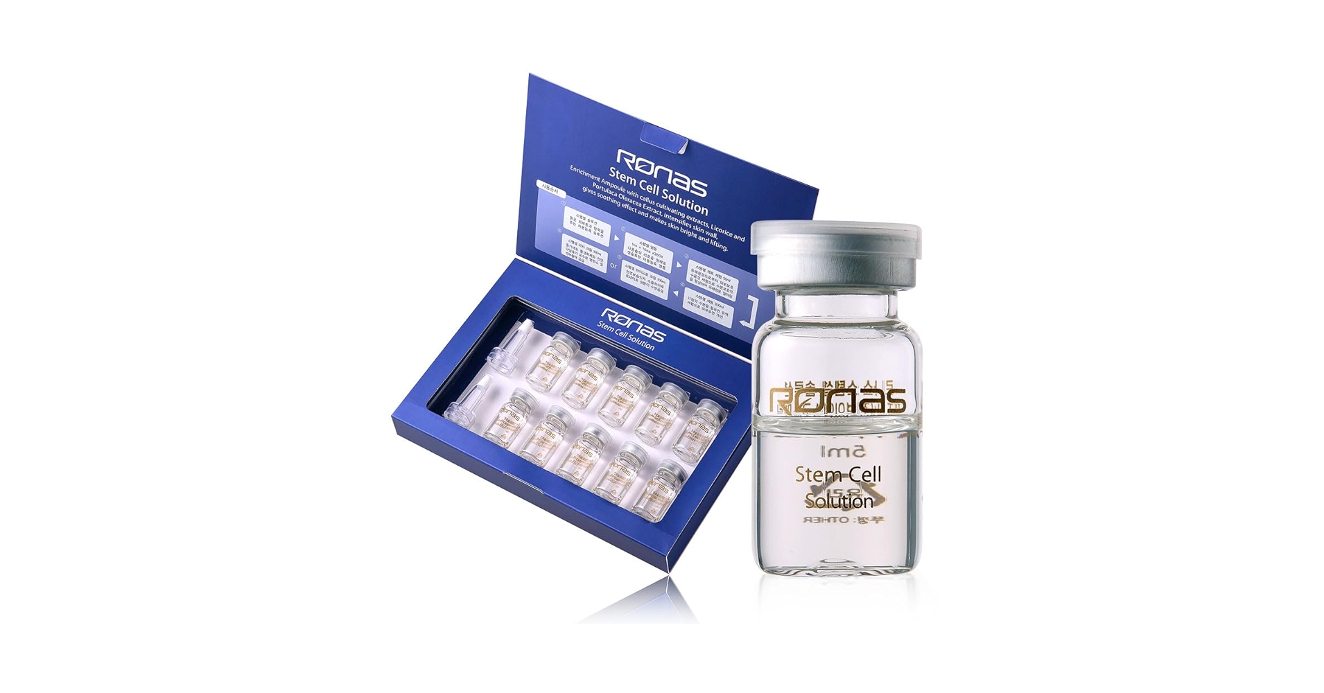 EPONA DUAL EFFECT / RONAS STEM cell セット EPONA] Intensive Reboot Dual Effect Tox Serum 12ml / 0.40